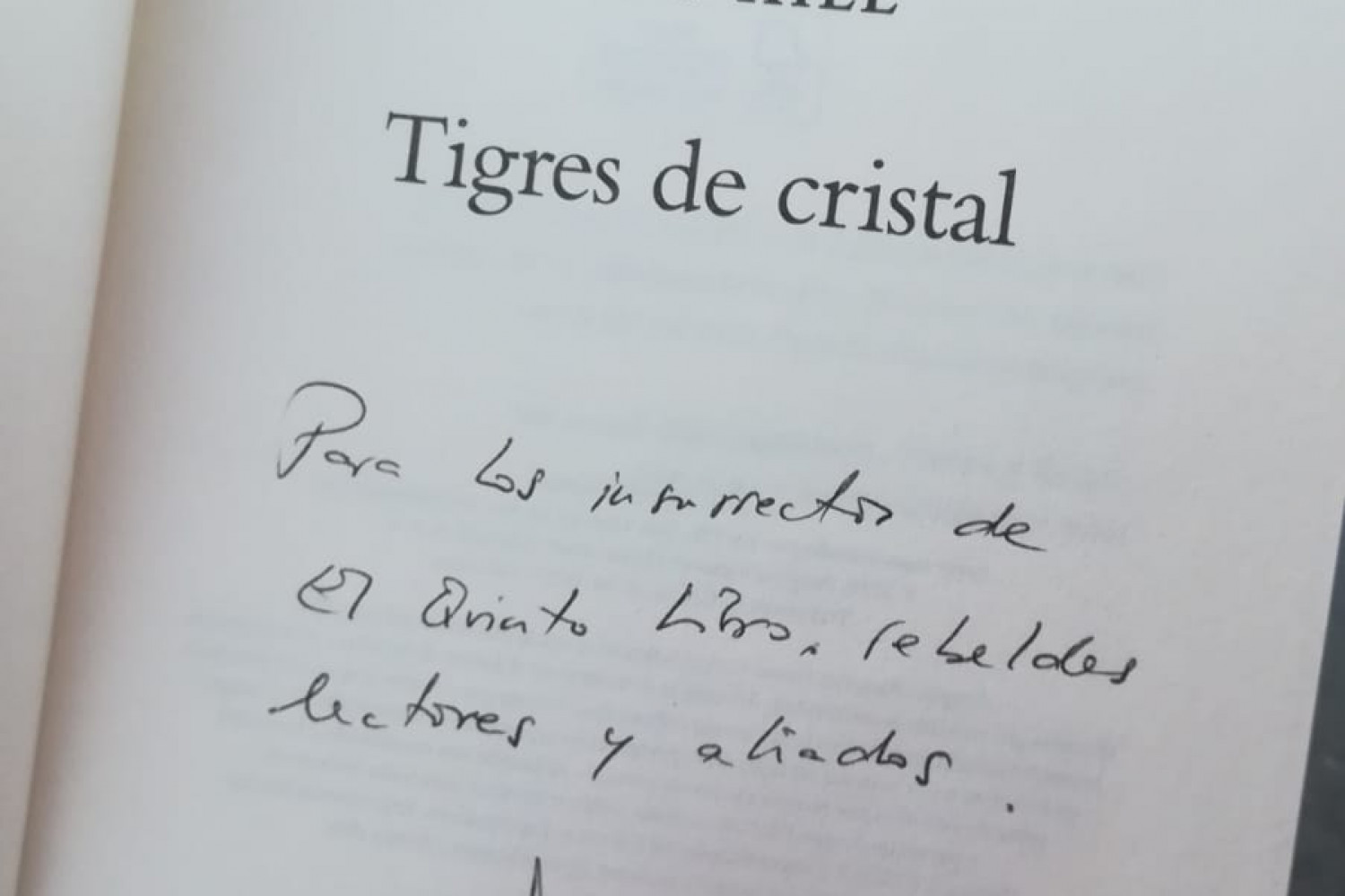 Encuentro Toni Hill y EL quinto Libro