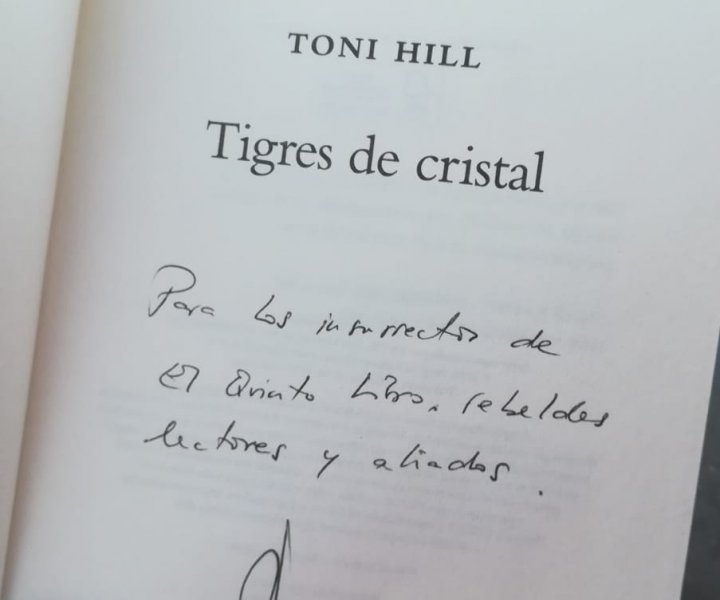 Encuentro Toni Hill y EL quinto Libro