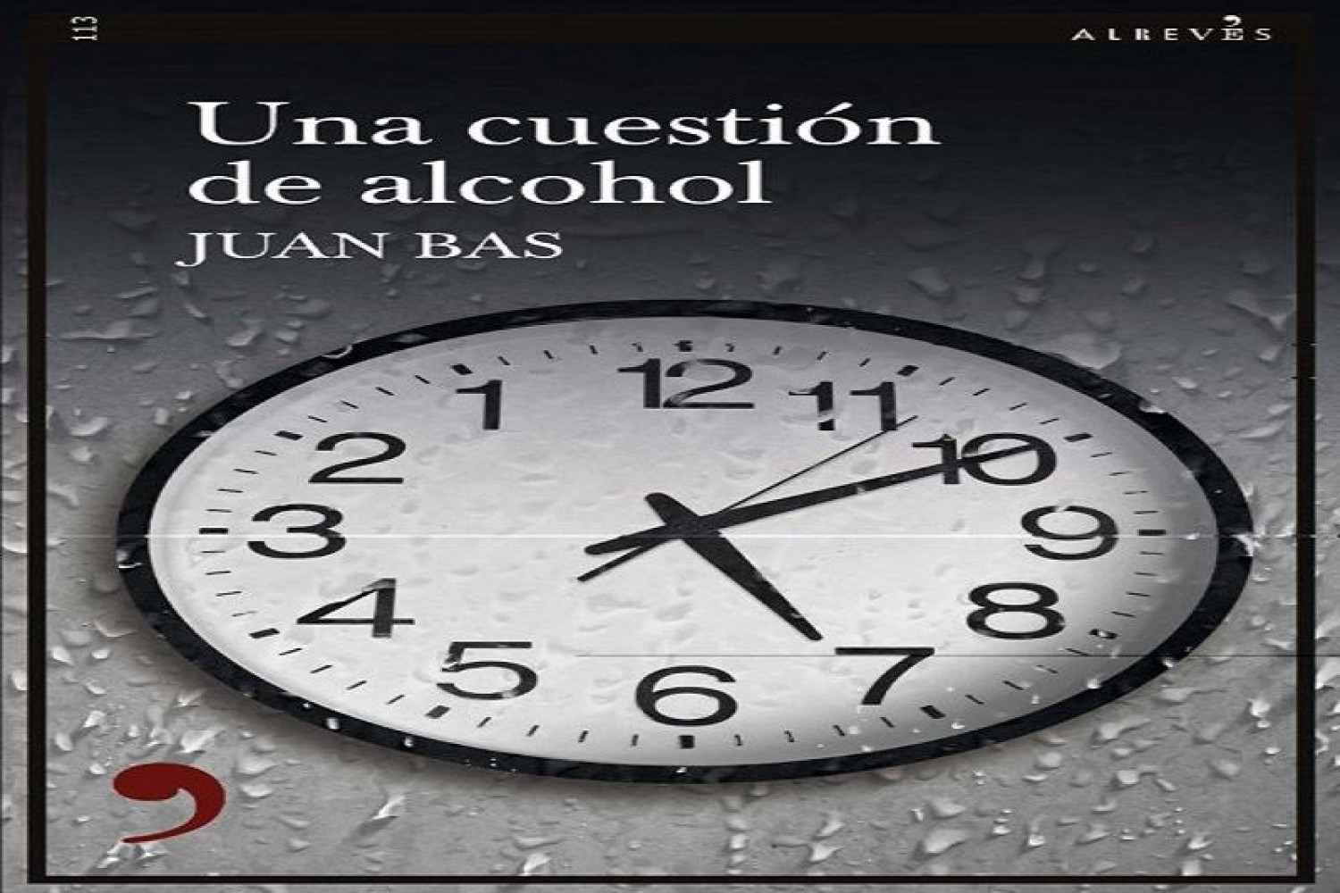 Portada de la novela "Una cuestión de alcohol"