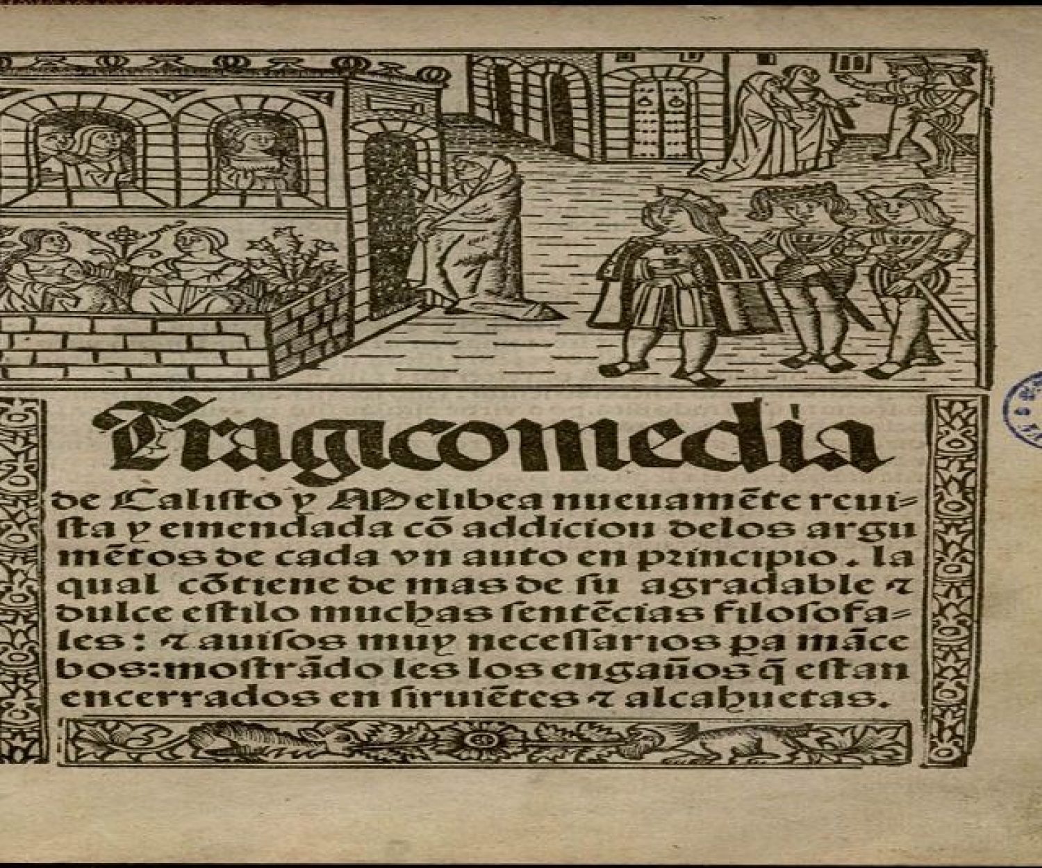 Portada de La Celestina